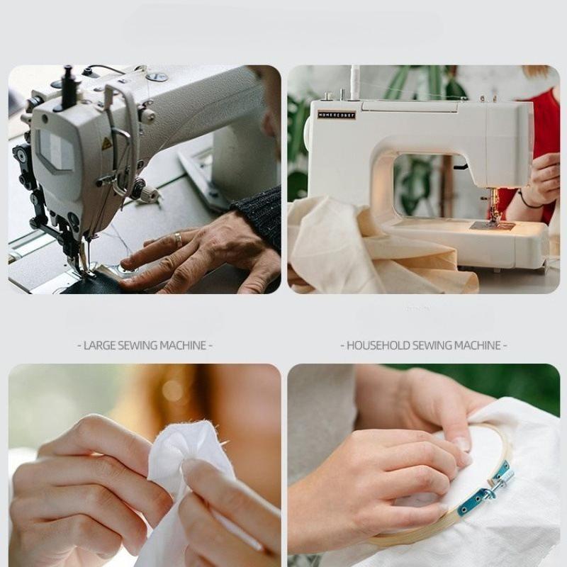 Household Sewing Thread Pagoda Thread Color Sewing Machine Thread Hand Sewing Clothes Thread Flat Car Polyester Fine White Thread