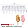 Sanxin Silicone Ice Cream Mold for Homemade Children's Popsicles, Christmas Cakes, and Chocolate Fruits