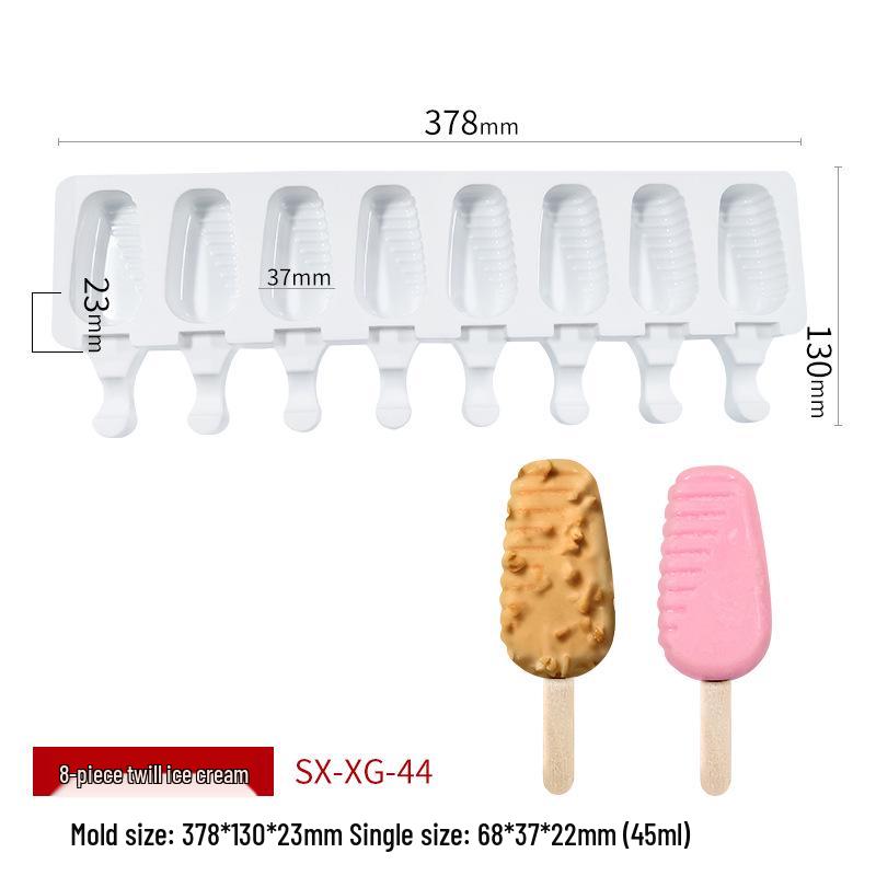 Sanxin Silicone Ice Cream Mold for Homemade Children's Popsicles, Christmas Cakes, and Chocolate Fruits