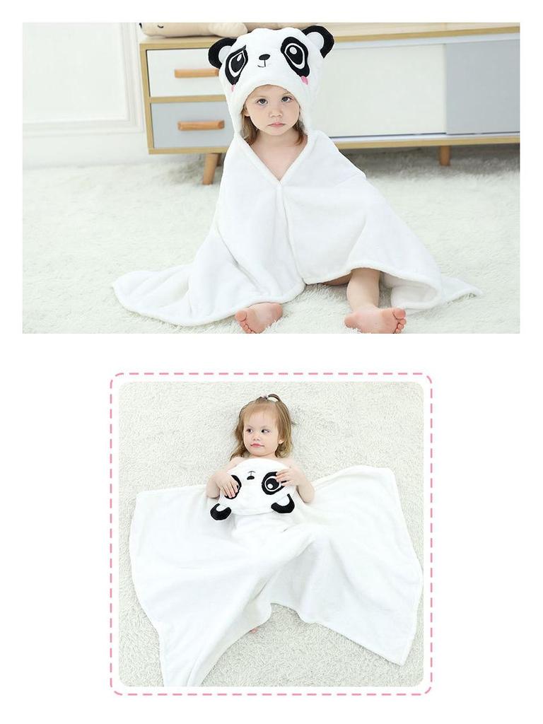 MICHLEY Neugeborenen-Flanell-Nickerchendecke für Kinder