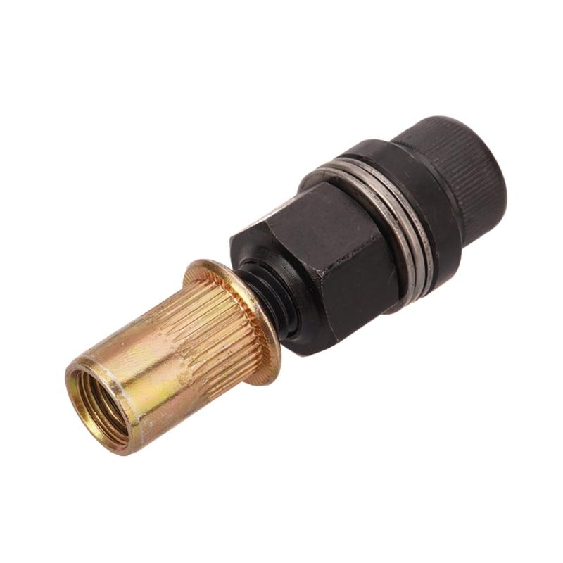 6pcs/set Efficient Nut Set Hand Nut Tool Replacement Mandrel Head Set 6 Different Attachments Suitable for Assembly Need