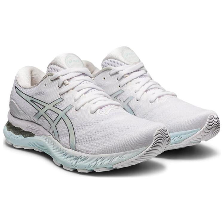 New Asics Gel Nimbus 23 'White Pure Silver' Women's 1012A885-100