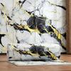 Gold-Plated Marble-Style Waterproof Wall Stickers for TV Backgrounds