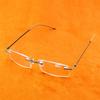 Titanium Frame Ultra Light Memory Grey Frame Coating Lenses Men Women Rimless Reading Glasses 0.75 1 1.5 1.75 2 2.25 To 4