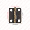 NAIERDI 30PCS Mini Antique Hinges Vintage Bronze/Gold/Silver Cabinet Door Hinge for Wooden Box Jewelry Case Furniture Hardware