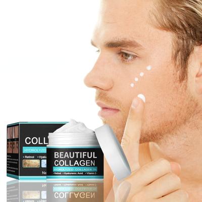 Męski krem przeciwzmarszczkowy Nawilżający, nawilżający, zmarszczki twarzy, odsalanie, drobne zmarszczki, nawilżający krem ujędrniający skórę