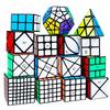 QIYI Speed Magic Cube 3x3x3 4x4x4 5x5x5 Quebra-cabeça Preto Adesivos Magic Cube Educação Aprendizagem Cubo Magico Brinquedos Para Crianças Crianças