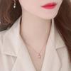 Rose Altın Moda Polyester Kolye