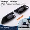 1 Pair Rearview Mirror Covers for 2014-2018 BMW X3 F25, X4 F26, X5 F15, X6 F16