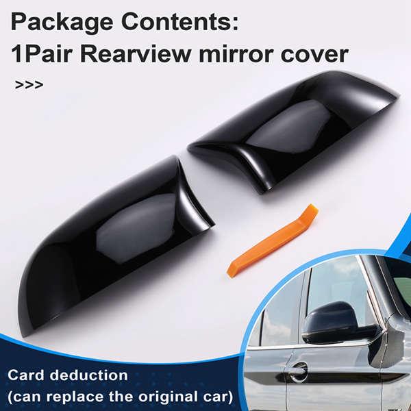 1 Pair Rearview Mirror Covers for 2014-2018 BMW X3 F25, X4 F26, X5 F15, X6 F16