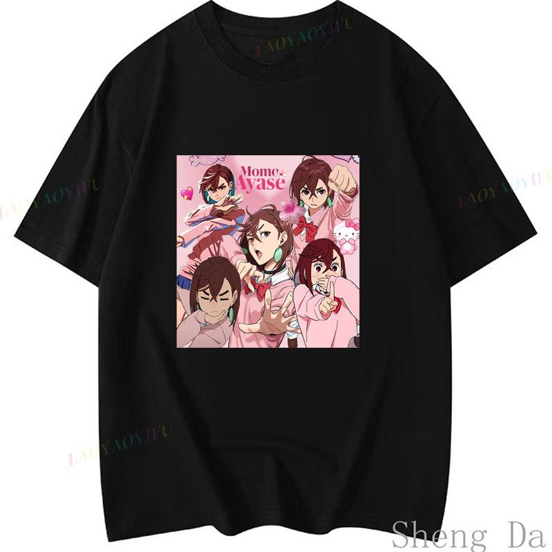 Anime Momo Ayase Relaxed Fit Tshirt Camiseta Short Sleeve Oneck New In Tops Tees