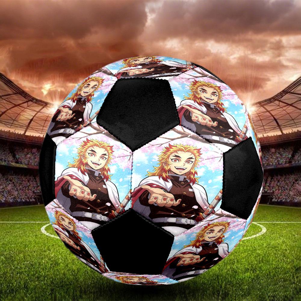 1pc Demon Slayer Soccer Ball Size 5 Indoor Soccer Ball Fashion Colorful Backyard Game - Great For Sports Fans Gift HE18