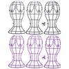 1X Wig Stands Hat Cap Holder Storage Rack Wigs Support Dryer Tool Foldable Wig