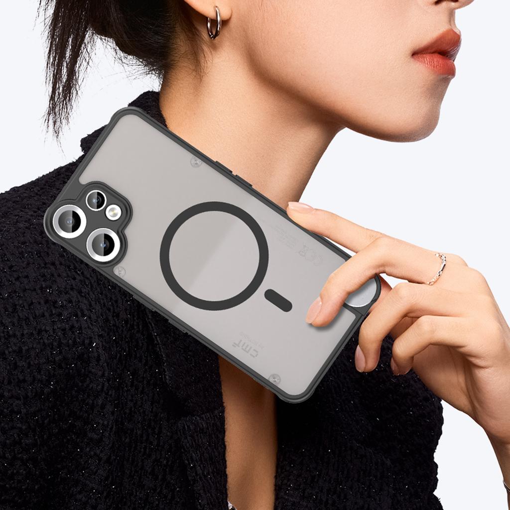 Für Nichts CMF Phone 2 Pro Hülle Kompatibel mit MagSafe Anti-Fall PC+TPU Handyhülle