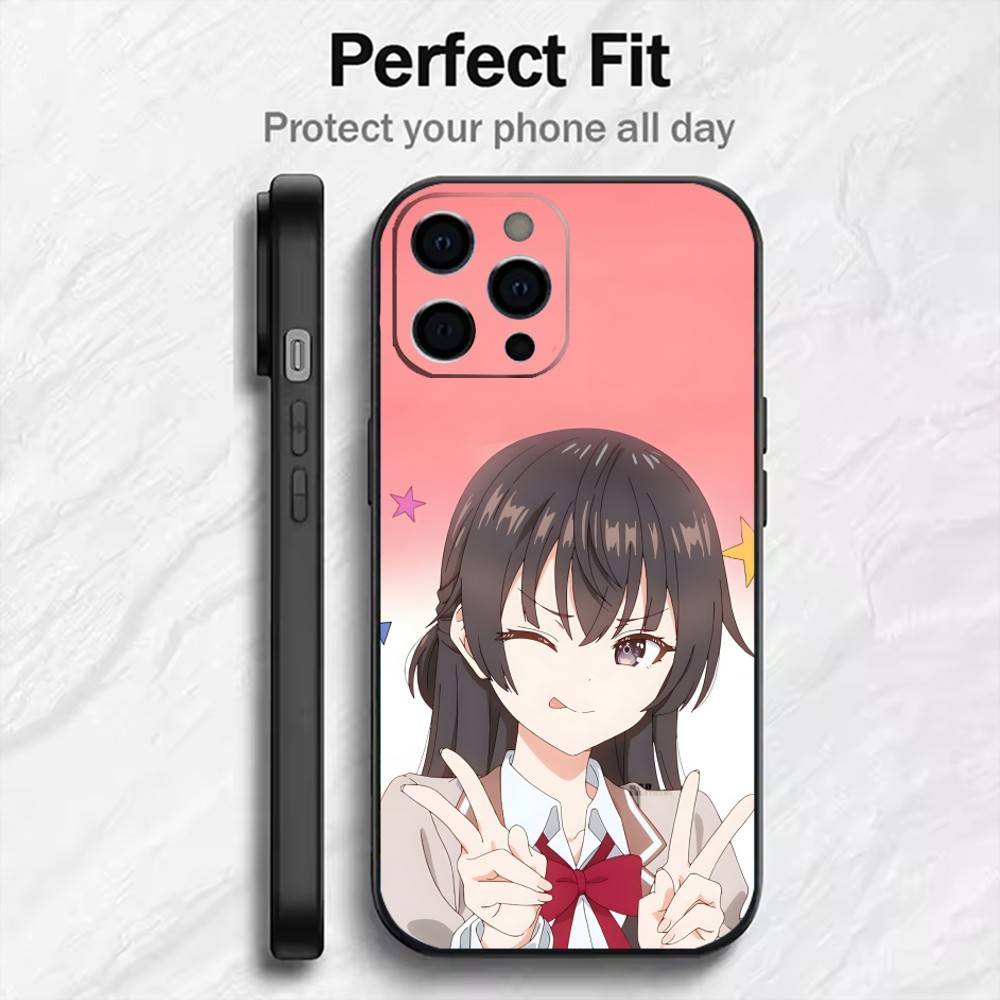 Anime Character Y-Yuki Suou  Phone Case For iPhone17,16,15,14,13,12 Plus,Max Soft Silicone Black Cover