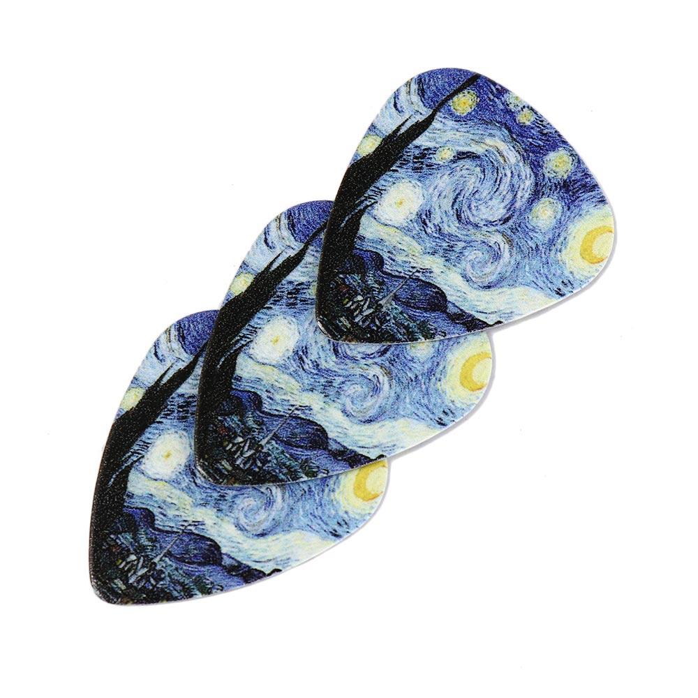 For Electric Guitar Electric Guitar Picks Acoustic Guitar Pick Finger Guitar Pick Star Sky Design