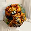 1PC lion cub Automatic Open/Close Umbrella with Windproof, 8-Rib Sturdy Canopy, Durable Ribs, Fashionable Design1235A