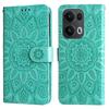 For Oppo Reno13 Pro 5G Case Sunflower Imprint Leather Wallet Phone Cover