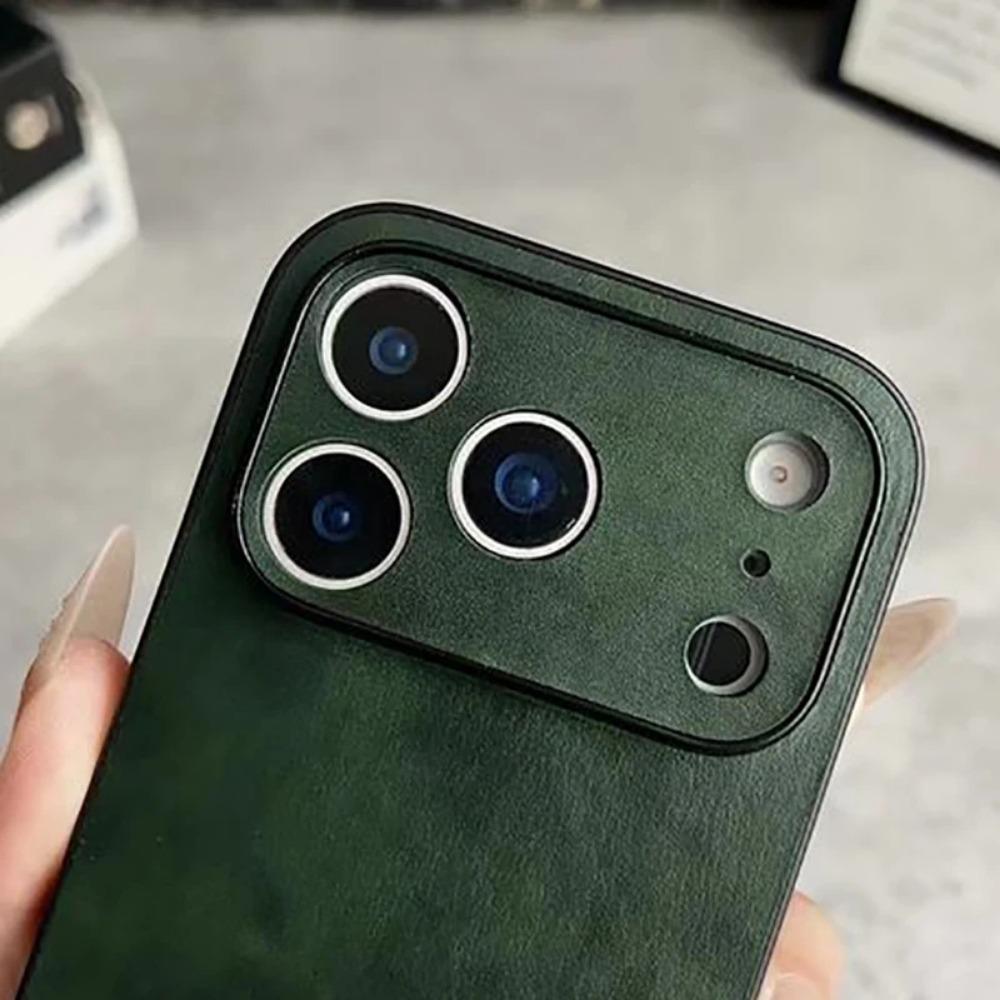 Luxury High Quality Business Leather Phone Case For iPhone 17 16 15 14 13 12 11 Pro Max Plus 17 Air Sillicone Soft TPU Cover