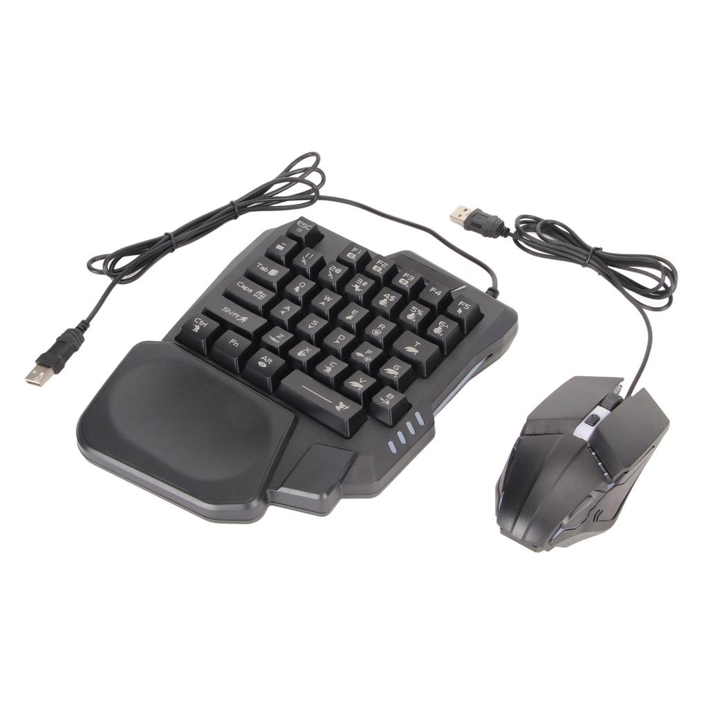 Halbhand Gaming Tastatur und Maus Combo Kabelgebundener Gaming Maus Konverter für Android für Harmony für