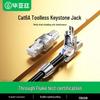 BIAZE Conector RJ45 Blindado CAT6A Sem Ferramentas
