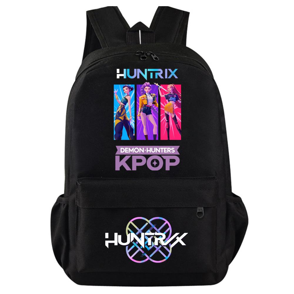 Kpop Dämonenjäger Bedruckter Rucksack für Teenager Studenten Mädchen Jungen Schultasche Schultasche Damen Große Kapazität Reisetasche Kindergeschenk Rucksack