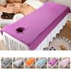 W/ or W/o Face Hole Body Spa Salon Bedspread Beauty Massage Bed Cover Sheet SPA Massage Bed Table CoverHome Decoration