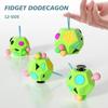Fidget Dodecagon 12-Side Fidget Toys Cube Relieves Stress and Anxiety Anti Depression Travel Toy, Focus,Boredom for Kids Adults
