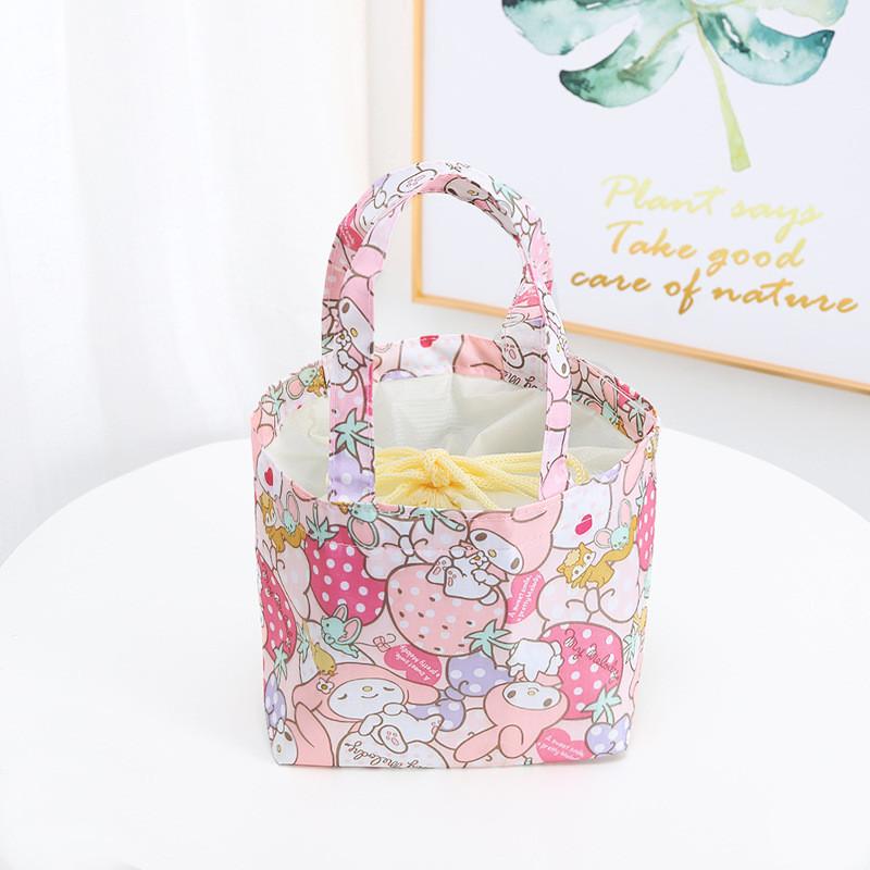 Bag Insulated Lunch With Drawstring For Outings And Picnics