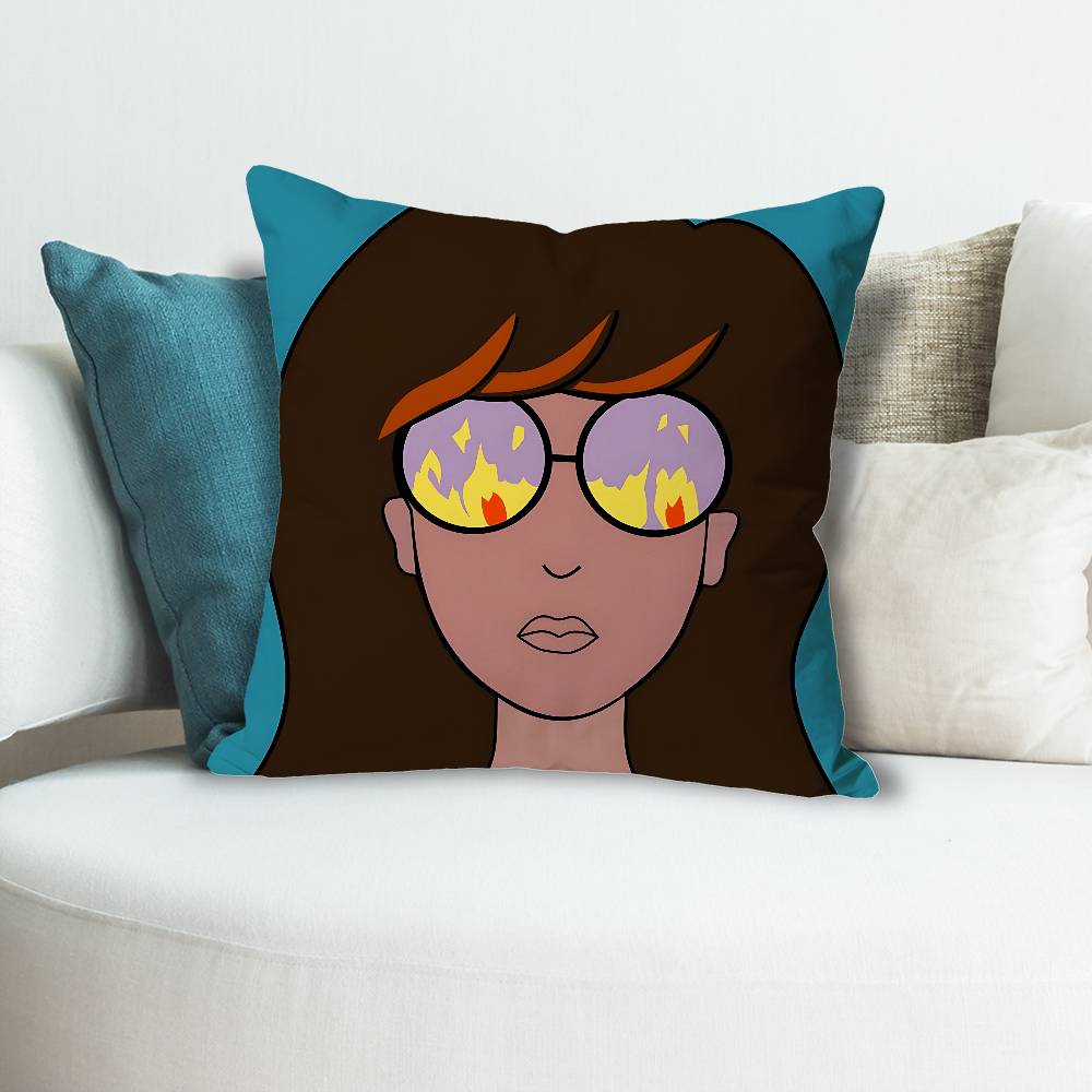 DDaria Pillow Cases for Bedroom Living Room Sofa Home Decor Polyester Cushion Cover with Zipper