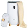 Seau Chauffant Serviettes Grand Modèle 35L avec Écran LED Fonction Séchage et Minuterie Blanc