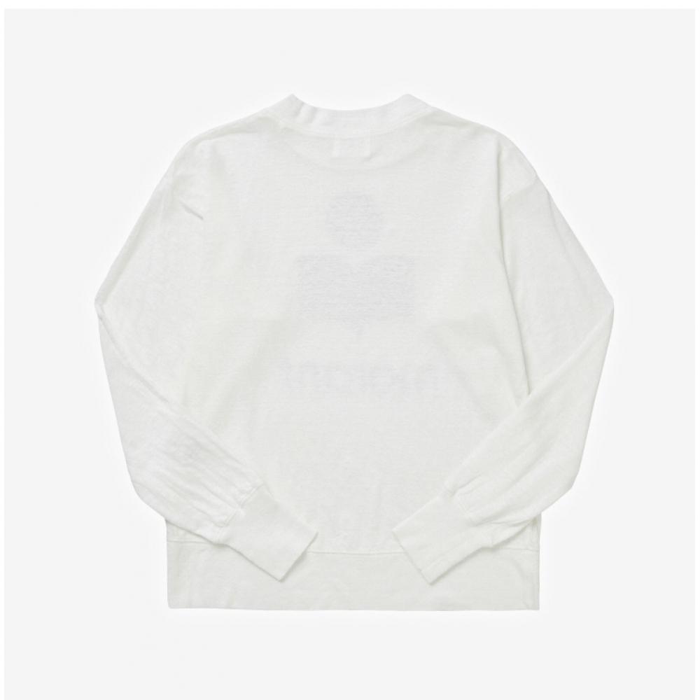 Isabel MaranT Klowia Linen Long Sleeve T shirT Ts0005fa A1n10e Whpm