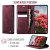 For Samsung Galaxy S26 Plus Case, PU Leather Wallet Case with RFID Blocking Card Holder Magnetic Flip Fold Shockproof Durable Protective Phone Case