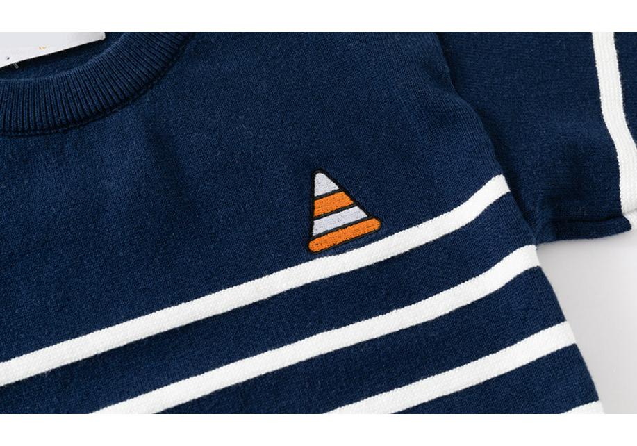 Striped Boys' Knit Top - 2025 Spring Collection
