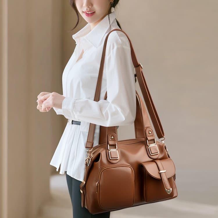 Women's Large Capacity Handheld Shoulder Crossbody Bag