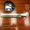 Ancient Yue Wang Gou Jian Sword Model: Famous Cold Weapon Alloy Ornament, Classic Treasure Sword Toy