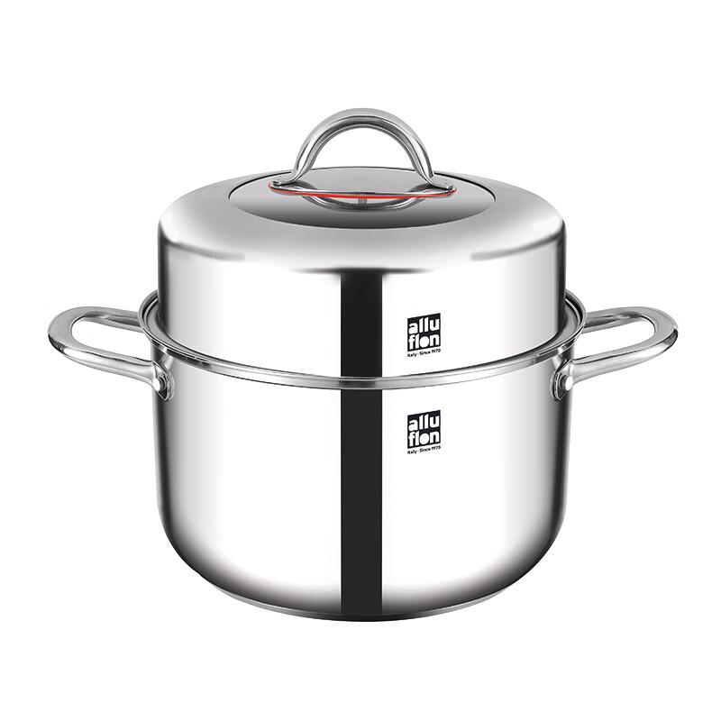 Alluflon Mont Blanc 24cm Stainless Steel Multi-function Steamer Pot
