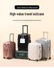 20-Inch Unisex Carry-On Suitcase with Aluminum-Magnesium Alloy, Combination Lock & Universal Wheels