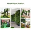 Flower Artificial Eucalyptus Carpet 60*40cm Artificial Fern Grass  Privacy Screen