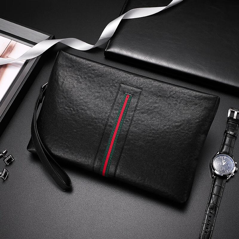 

SCHWARZETIENNE Men s Leather Clutch Bag Medium