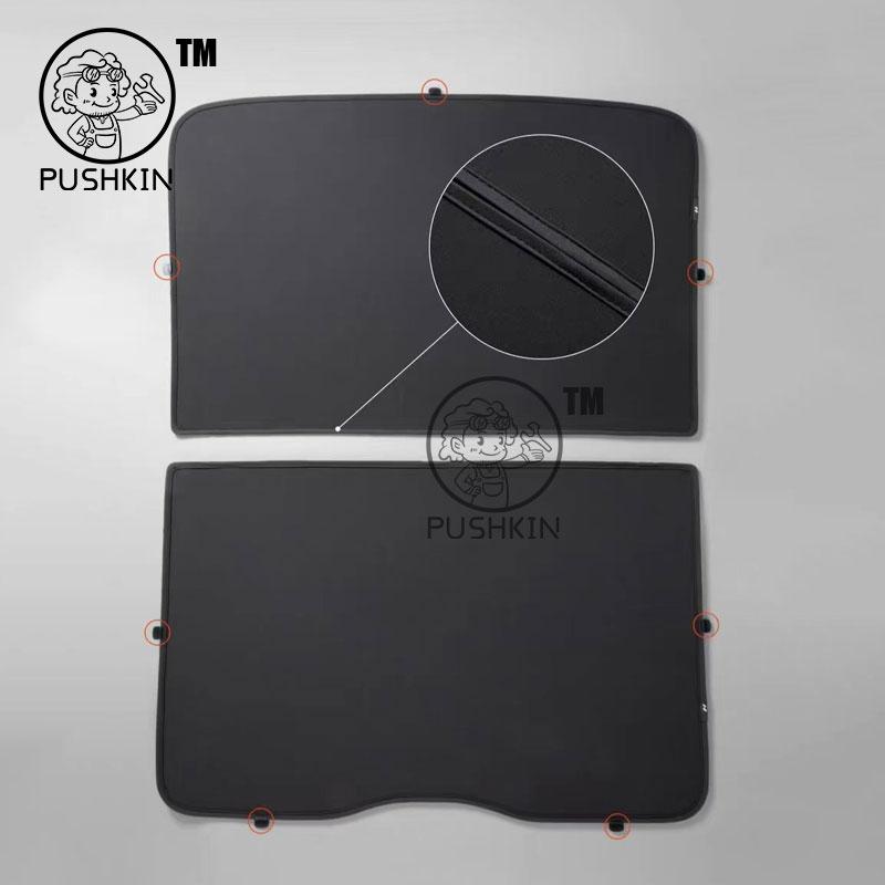 Sunroof Sunshade Ice Cloth Car Roof Glass Front Rear Skylight Heat Insulation Sun Shade For Geely Galaxy E8 2024 2025