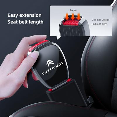 Car Seat Belt Buckle Plug Auto Safety Strap Extension For C8 DS3 C6 C3 Vts C4 Saxo C4L C5 C2 C1 Xsara C3-XR Picasso SEGA