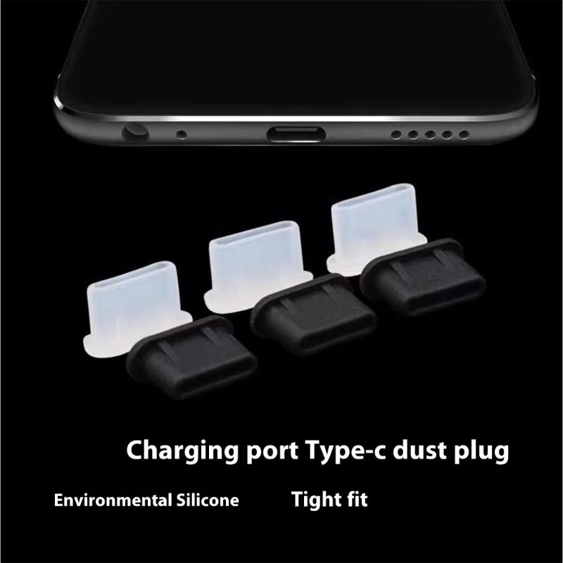 Silicone USB C Dust Cover Type-C Dust Plugs Phone Charging Port Protector Cover 50Pcs Universal Type C Anti Dust Caps