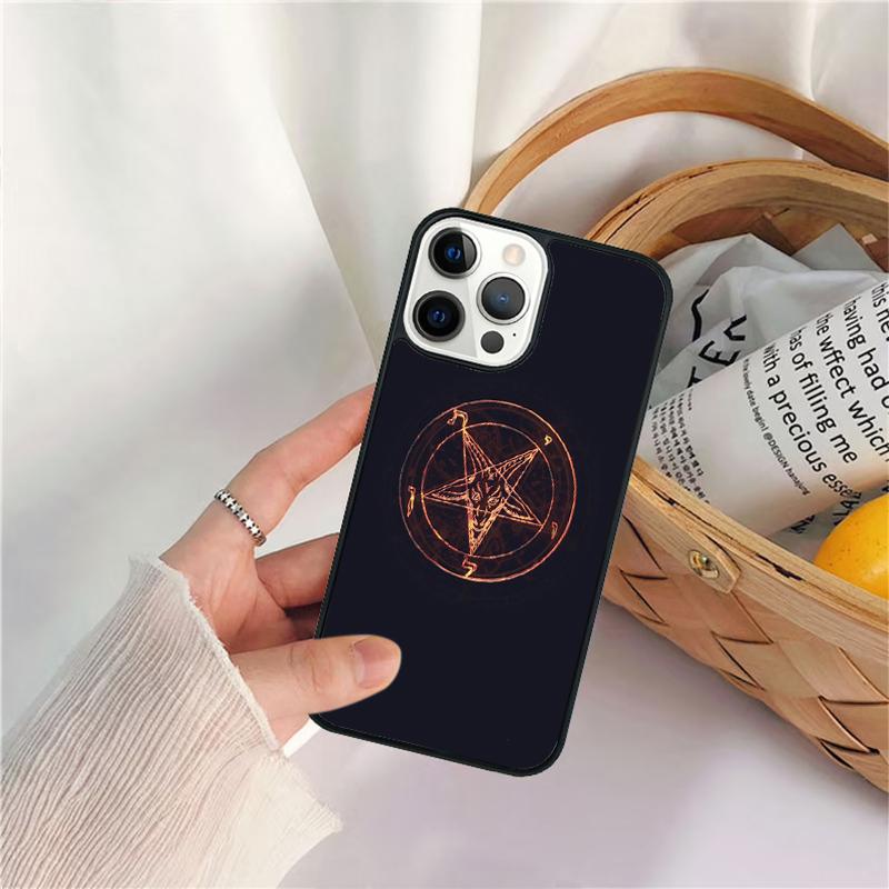Sigil of Lucifer Phone Case For iPhone 17 Air 16 15 14 11 12 13 Pro  MAX Plus coque Cover Shell