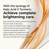 Exfoliating Kojic Acid Turmeric Serum, AHA/BHA & Niacinamide Facial Exfoliator, Brightening & Even Tone Face Serum for Dark Spots, 80ml