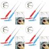 New 3 in 1 Fishing Hook Removal Fly Nail Knot Tying Tools Detacher Security Extractor Quick Knot Tackle Disgorger Steel