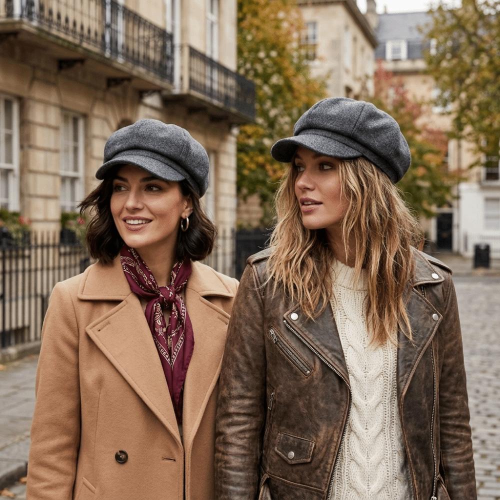 Windproof Beret Hat Cotton Octagonal Newsboy Cap Casual Painter Caps Men Women