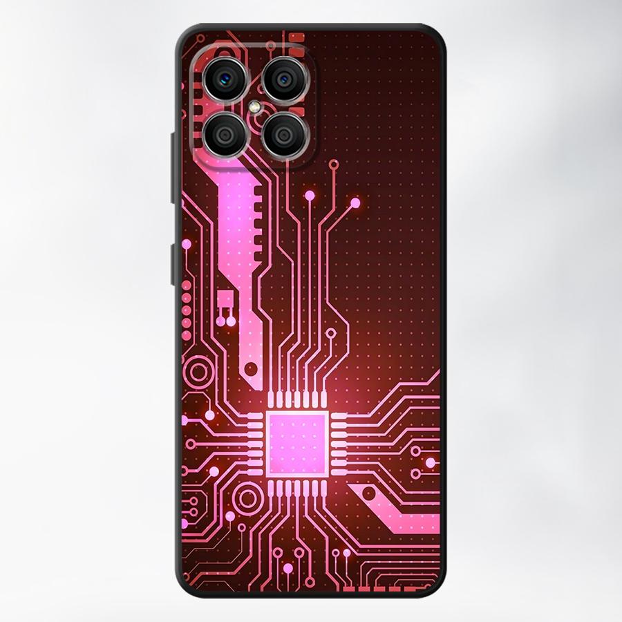 Case for Huawei P30 P20 Pro P20 P40 Lite P Smart 2019 P20 Lite 2018 Funda Phone Cover Retro Circuit Board
