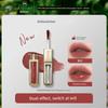 Official Aishilan Dual Mirror Beauty Lip Powder Cream Double-Ended Dual-Effect Matte and Glossy Whitening Lip Glaze for Commuting