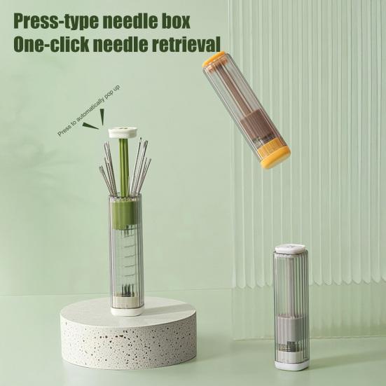 Magnetic Needle Case with 20 Stitches Portable Sewing Kit Professionals Secure Magnetic Pressing Design Sewing Supplies Holder